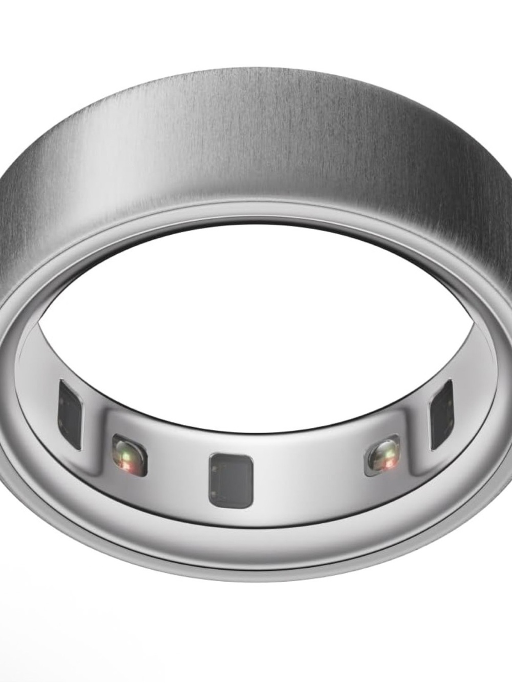 Oura Ring — Brushed Silver- Size 8- BNIB